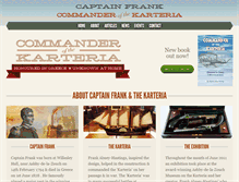 Tablet Screenshot of captainfrank.co.uk